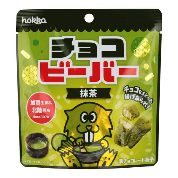 ホッカ　チョコビーバー　抹茶SP　30g