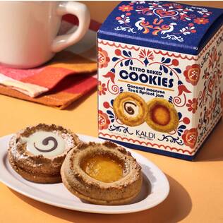 レトロベイクドクッキー（ココナッツマカロン＆紅茶アプリコット）　4p