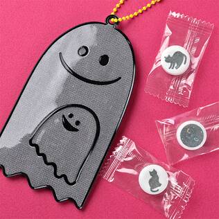 リフレクターおばけポーチ　1個【ハロウィン】