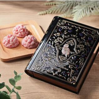 ミニミニ魔法辞書缶　チョコクランチ入り　1個