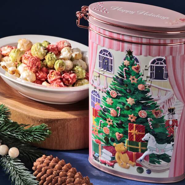 クリスマスキャニスター缶　2025　1個【クリスマス】