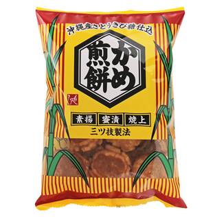 沖縄産さとうきび糖仕込み　かめ煎餅　65g【賞味期限：2024/11/13】