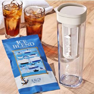 オンラインストア限定　水出しドリンクボトル（ミルキーホワイト）＆アイスブレンドセット