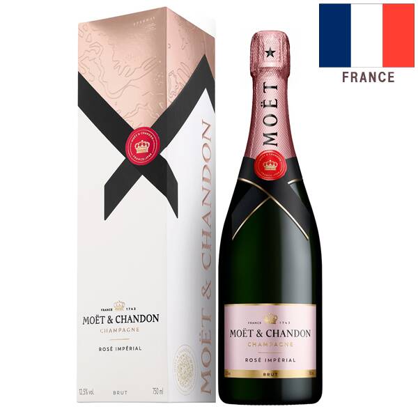 【お酒】モエ・エ・シャンドン　ブリュット・ロゼ　ボックス入り（ロゼ）　750ml