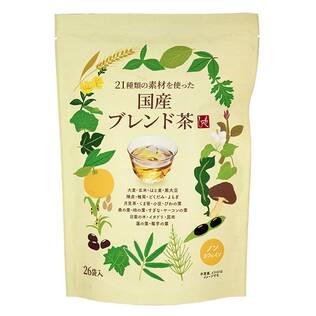 21種類の素材を使った国産ブレンド茶　26p
