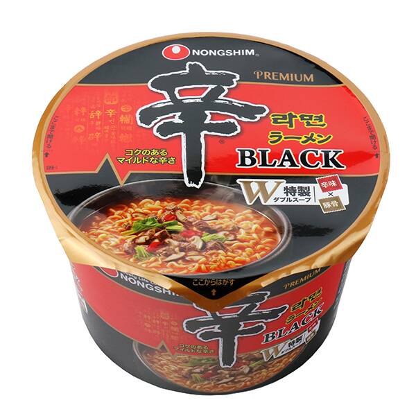 農心　辛ラーメン　ブラック　カップ　101g