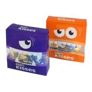 オンラインストア限定　ハーシー　モンスタークリアボックス　キスミルクチョコ・クッキー&クリーム　10p【ハロウィン】