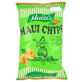 フラ印　マウイチップス　ハワイアンサワークリーム味　125g