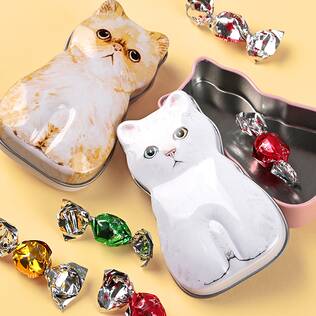 ミニねこ缶　ボールチョコ　1個