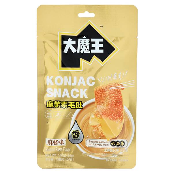 大魔王　魔芋素毛肚ごま味（おつまみこんにゃく）　54g