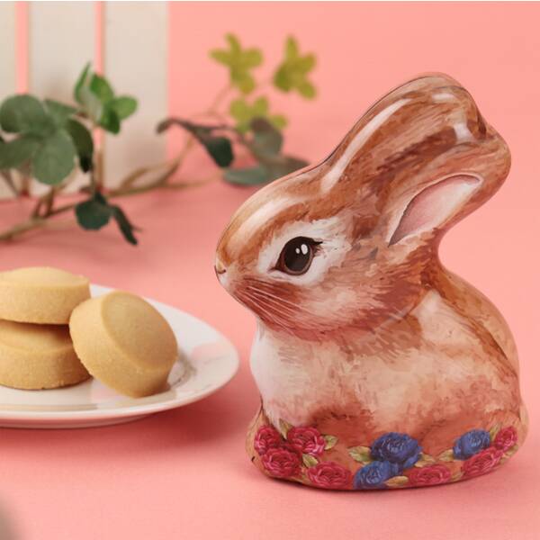 ウサギ缶クッキー入り　1個