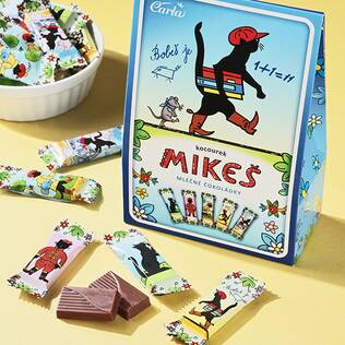 カーラ　ミニチョコレート（黒ねこミケシュ）　100g