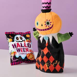 カボチャパペット　1個【ハロウィン】