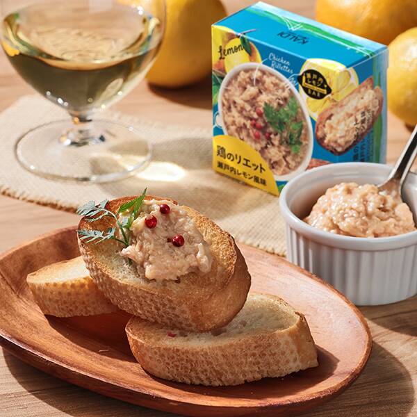 瀬戸内レモンバル　鶏のリエット　瀬戸内レモン風味　90g