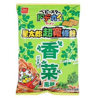 おやつカンパニー　ベビースター　ドデカイラーメン　パクチー味　70g