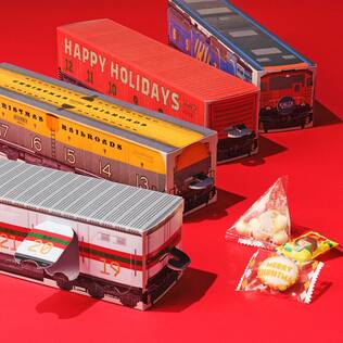 クリスマストレインカレンダー2025　1個【クリスマス】