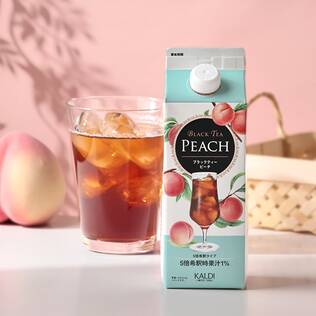 ブラックティー　ピーチ　500ml