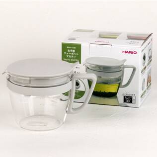 ハリオ　お手軽ティーポット マルティ　1個（OTPM-40-PGR）