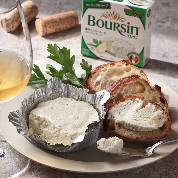 【冷蔵】ブルサン　ガーリック＆ハーブ（アイユ）80g【賞味期限：2025/12/30】