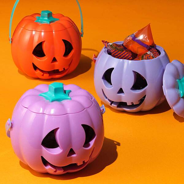 パンプキン　ラッフィングライトポット　1個【ハロウィン】