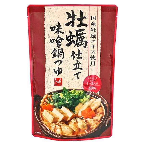 牡蠣仕立て　味噌鍋つゆ　400g