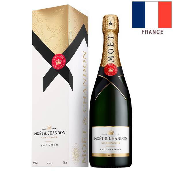 【冷蔵】【お酒】モエ・エ・シャンドン　ブリュット・アンペリアル　ボックス入り（白・発泡）　750ml