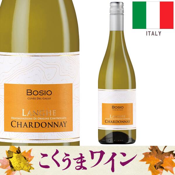 【お酒】ボジオ　ランゲ・シャルドネ　キュヴェ・デル・ガッロ（白） 750ml