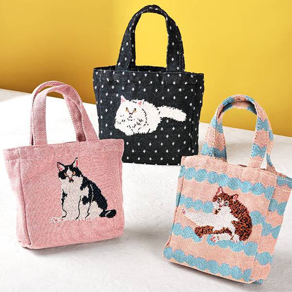 ネコミニトートバッグ　1個