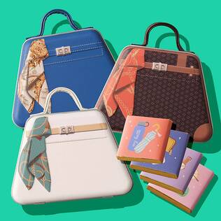 ミニチュアハンドバッグ缶　1個