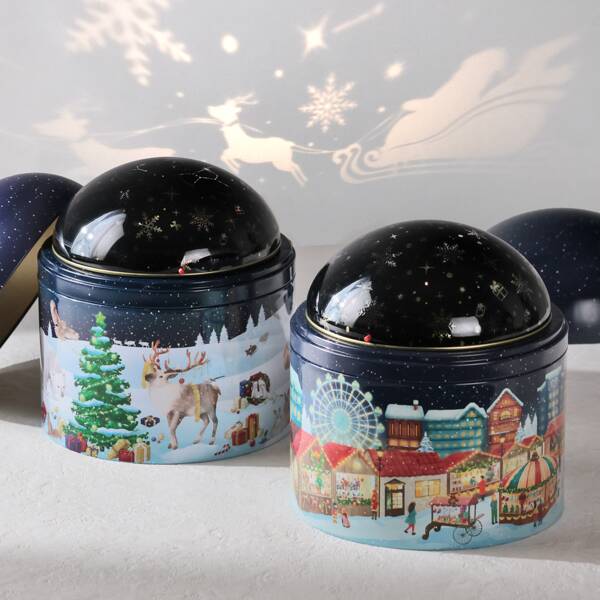 クリスマス　オルゴールティン　1個【クリスマス】