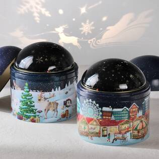 クリスマス　オルゴールティン　1個【クリスマス】