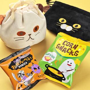 ねこちゃん巾着　1個【ハロウィン】